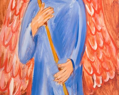 Данилов Андрей «Ангел». Холст, акрил, 100x50cм, 2017г