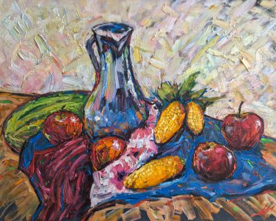 Мантров Дмитрий «Дары сентября». Холст, масло, 60х80см, 2018г