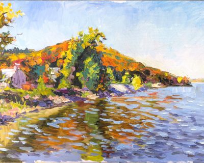 Островская Елена «Все краски осени». Холст, масло, 40х70см, 2019г