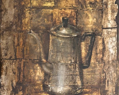 Чирикова Татьяна «Утренний кофе» Смешанная техника, 2021г